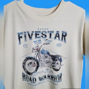 Fivestar motorcycle tee M